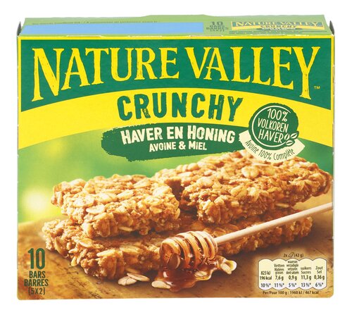 NATURE VALLEY crunchy haver&honing 210g