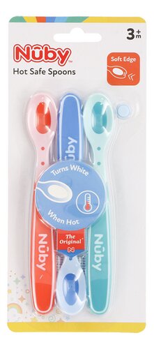Nuby - Cuillères Thermosensible
