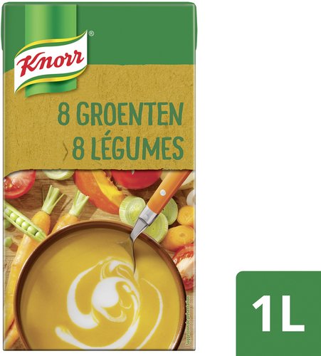 Knorr Soupe 8 Legumes Veloute 1l Brique Colruyt