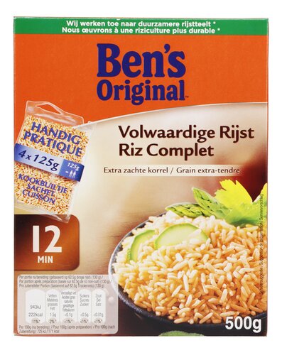 BEN'S ORIGINAL rijst volwaardig 4x125g