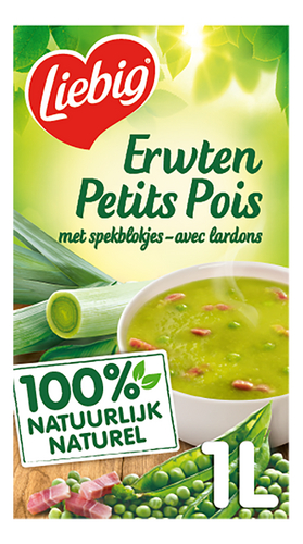 LIEBIG erwtensoep spekblokjes brik 1L