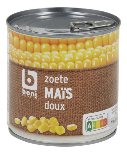 Boni Zoete Mais Blik 330g Colruyt Collect Go Boni Zoete Mais Blik 330g Colruyt Collect Go
