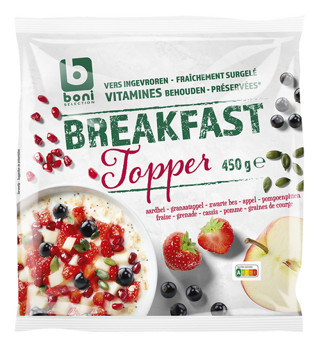 BONI Ontbijt Topper Rode vruchtenm. 450g