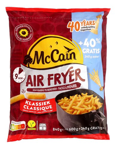 MCCAIN Klassiek | Airfr. + 240g gr. 840g