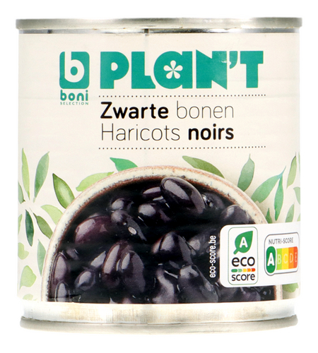BONI PLAN'T zwarte bonen 200g