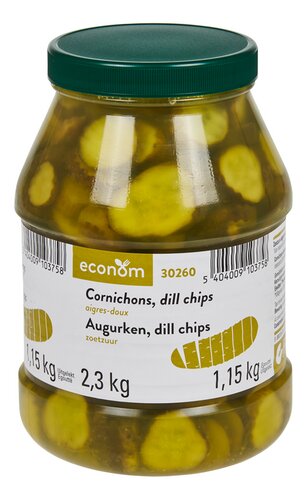 ECONOM augurkenschijfjes zoetzuur 2,30kg