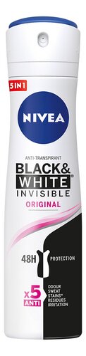 NIVEA deo black&white/contr.defend 150ml