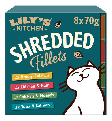 LILY'S KITCHEN Shredded Fillets 8x70g