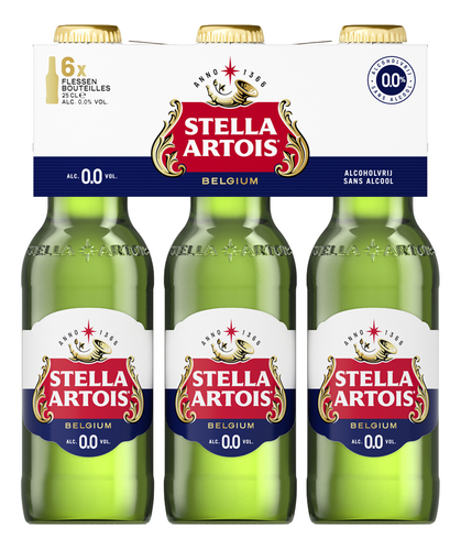 STELLA ARTOIS 0,0% pils 6x25cl