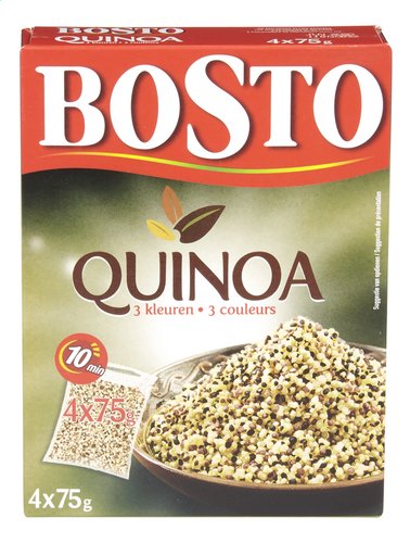 BOSTO quinoa 3 kleuren builtje 4x75g