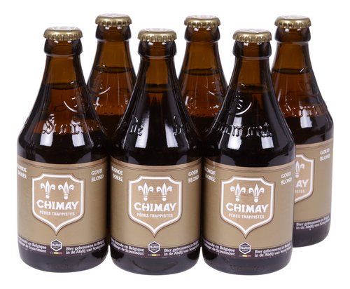 CHIMAY trappist goud 4,8%vol 6x33cl