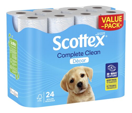 SCOTTEX toiletpapier decor 2l 140v 24r