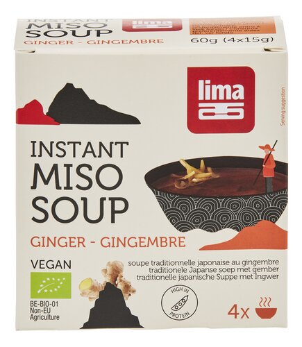 LIMA Miso Soup gember Bio 60g