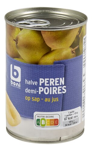 BONI halve peer sap blik 412g