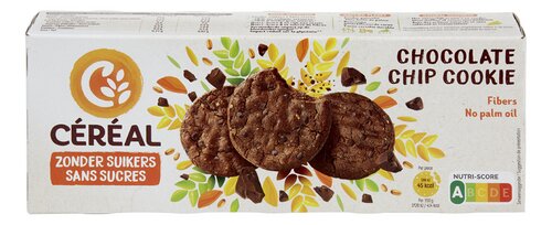 CÉRÉAL chocolate chip cookie SV 130g