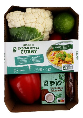 BONI Freshbox Indiase Curry 3-4p 1,1kg