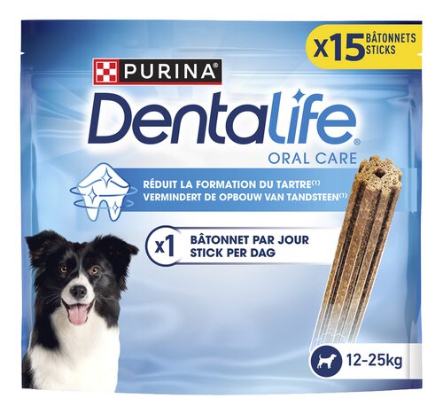 Dentalife Snack hond Medium | 12-25kg 345g Zakje