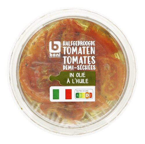 BONI halfgedroogde tomaten gemar. 200g