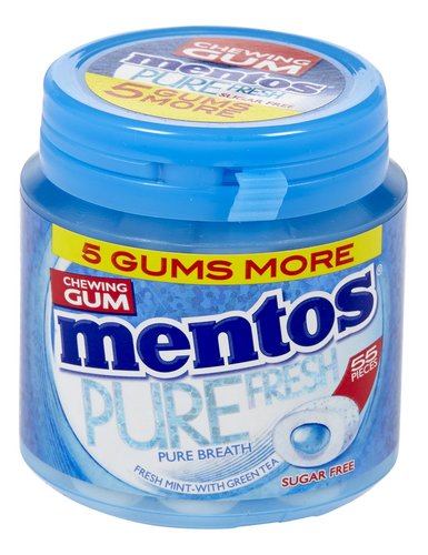 MENTOS PURE FRESH fresh mint 55st 110g