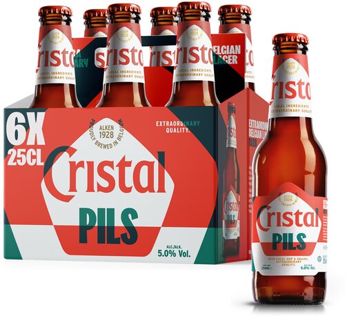 CRISTAL pils 5,0% 6x25cl