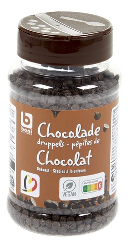 BONI chocoladedruppels 350g