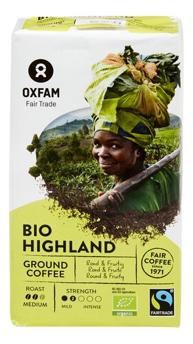 OXFAM FAIRTRADE koffie Highland bio 250g