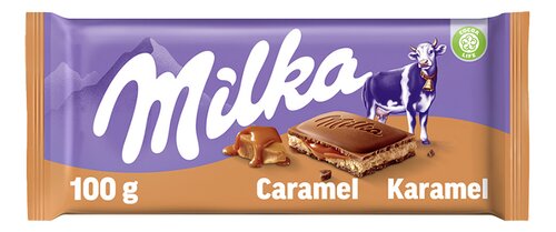 MILKA tablet caramel 100g