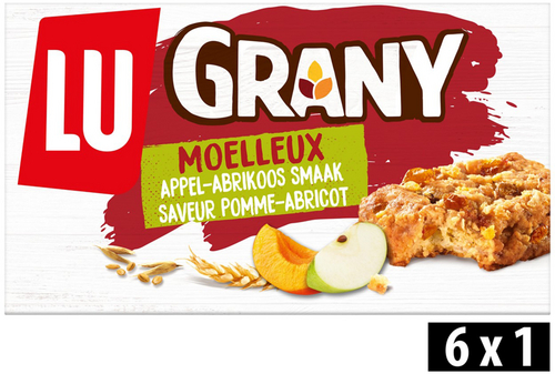 LU GRANY koeken appel-abrikoos 6x32,5g