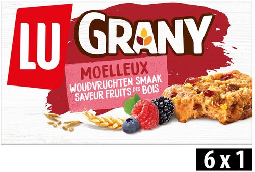 LU GRANY koeken woudvruchten 6x32,5g