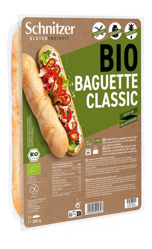 SCHNITZER stokbrood bio 2x180gr 2x180g
