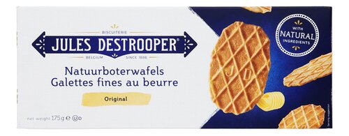 JULES DESTROOPER natuurboterwafels 175g