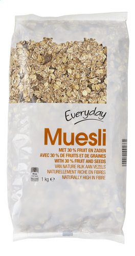 EVERYDAY muesli fruit en zaden 1kg
