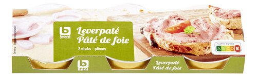 BONI leverpastei 3x43g
