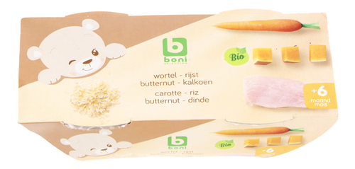 BONI Wor.rijst but.nut kalk6M Bio 2x200g