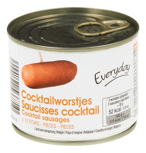 EVERYDAY cocktailworstjes 200g