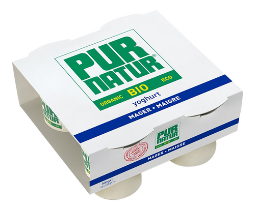 PUR NATUR yoghurt nat.mager Bio 4x125g