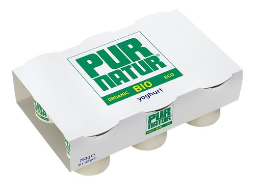 PUR NATUR yogh. vol nat. bio 6x125g