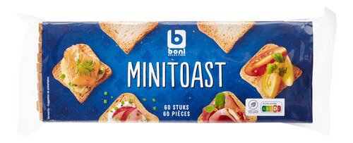 BONI minitoast 60 stuks 120g