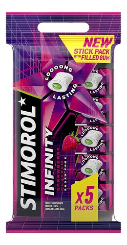 STIMOROL Infinity Aardbei 10st 17g