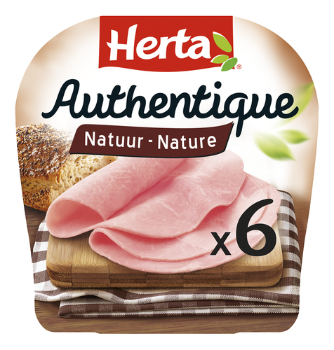HERTA Authentique ham natuur sn. 200g