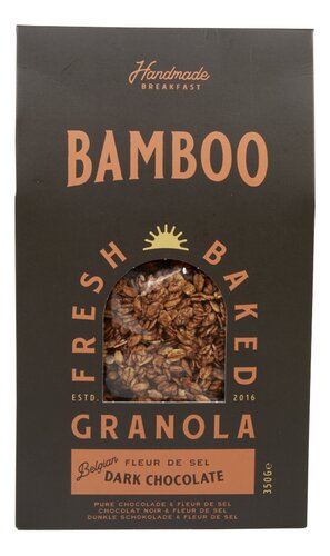 BAMBOO dark chocolate&fleur de sel 350g