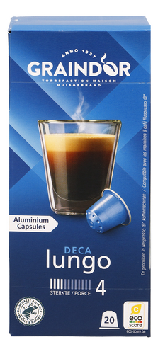 GRAINDOR caps Lungo déca 4 RFA 20st