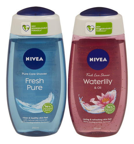 NIVEA douche Waterlily/Pure Fresh 250ml