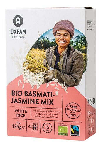OXFAM FAIRTRADE basm-jas.rij.Bio 4x125g