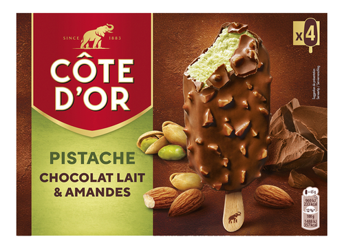 CÔTE D'OR Pistache Stick 4x90ml