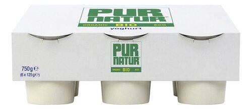 PUR NATUR yogh. vol nat. bio 6x125g