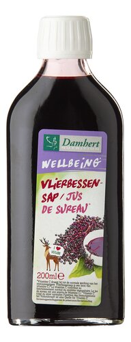 DAMHERT Wellbeing vlierbessensap 200ml