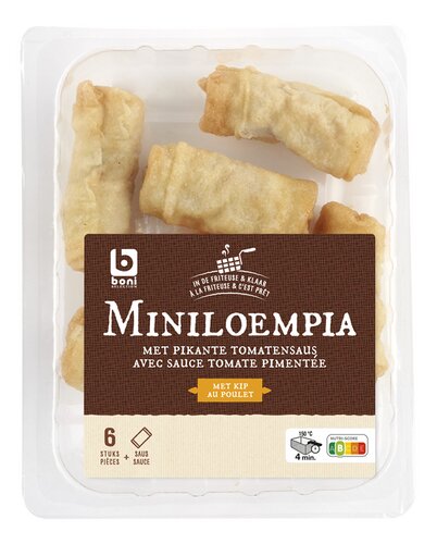 BONI miniloempia kip 170g