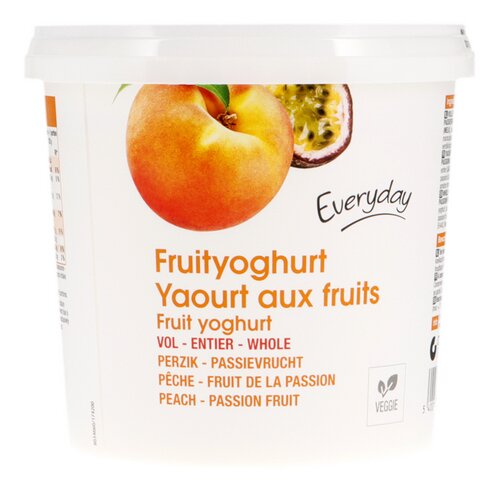 EVERYDAY yoghurt vol perzik-passie. 1kg