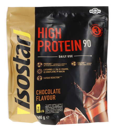 ISOSTAR Poeder High Prot.90 Chocol. 400g
